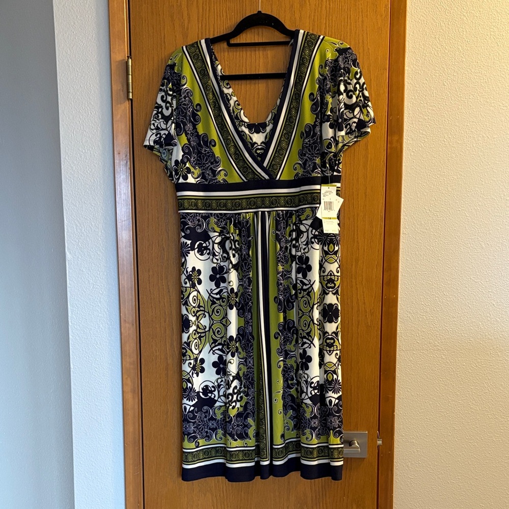 Jones New York Floral Midi Dress